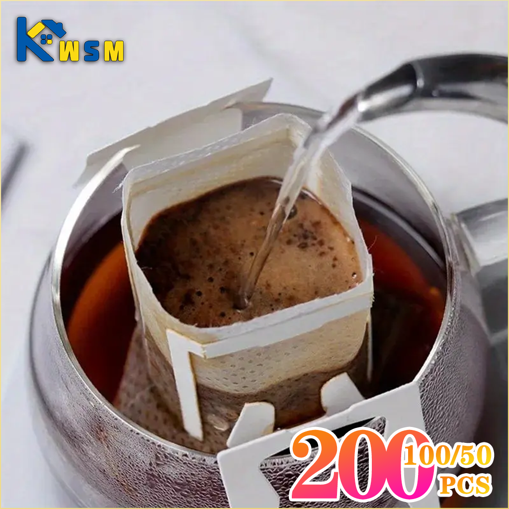 Coffee Equipment Bag - Biodegradable Coffee Filter Bags Disposable Drip