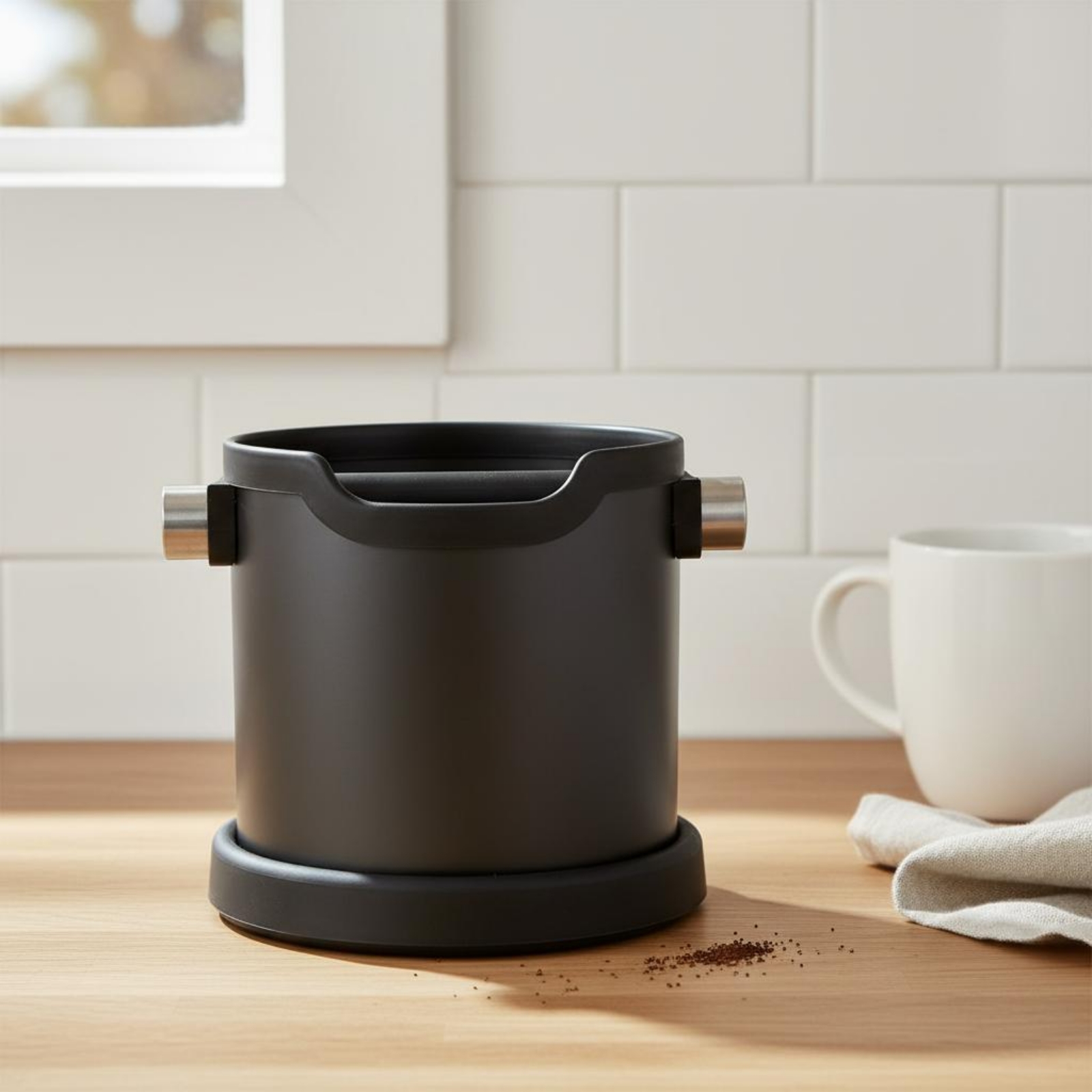 Coffee Knock Box - Espresso Knock Box Large Capacity Coffee