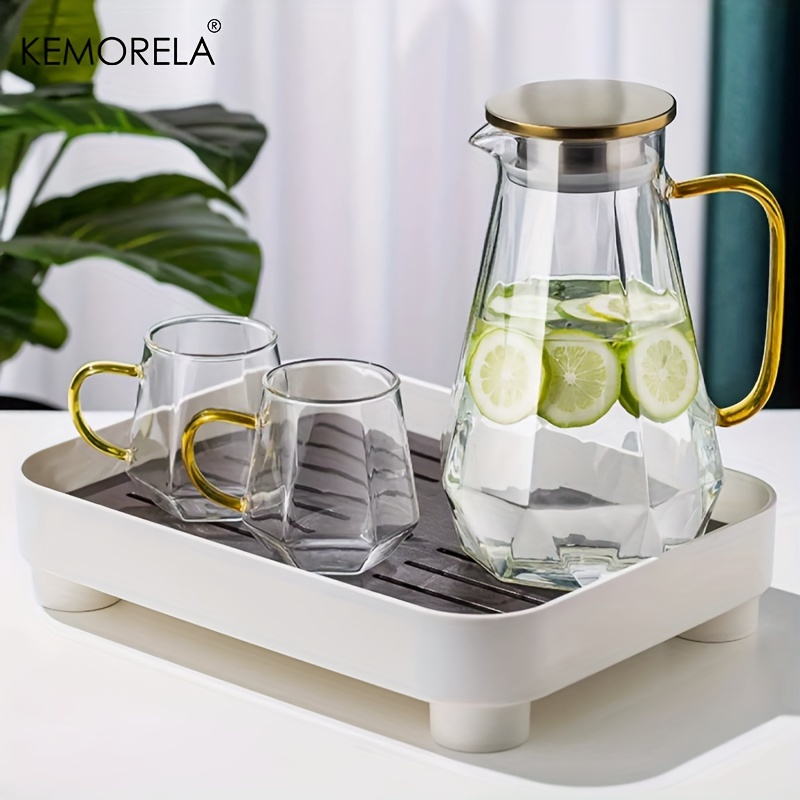1PCS Diamond Texture Glass Tea – Coffee Equipment For Camping Bewertung und Preis