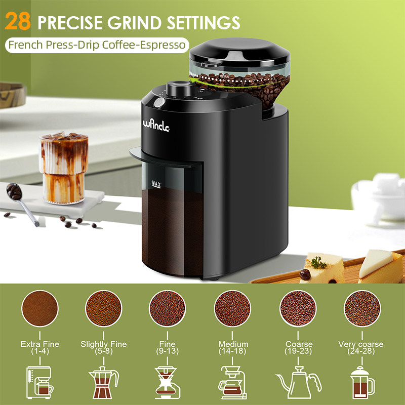 Wancle Electric Burr Coffee Gr – Coffee Grinder Burr Flat Bewertung und Preis