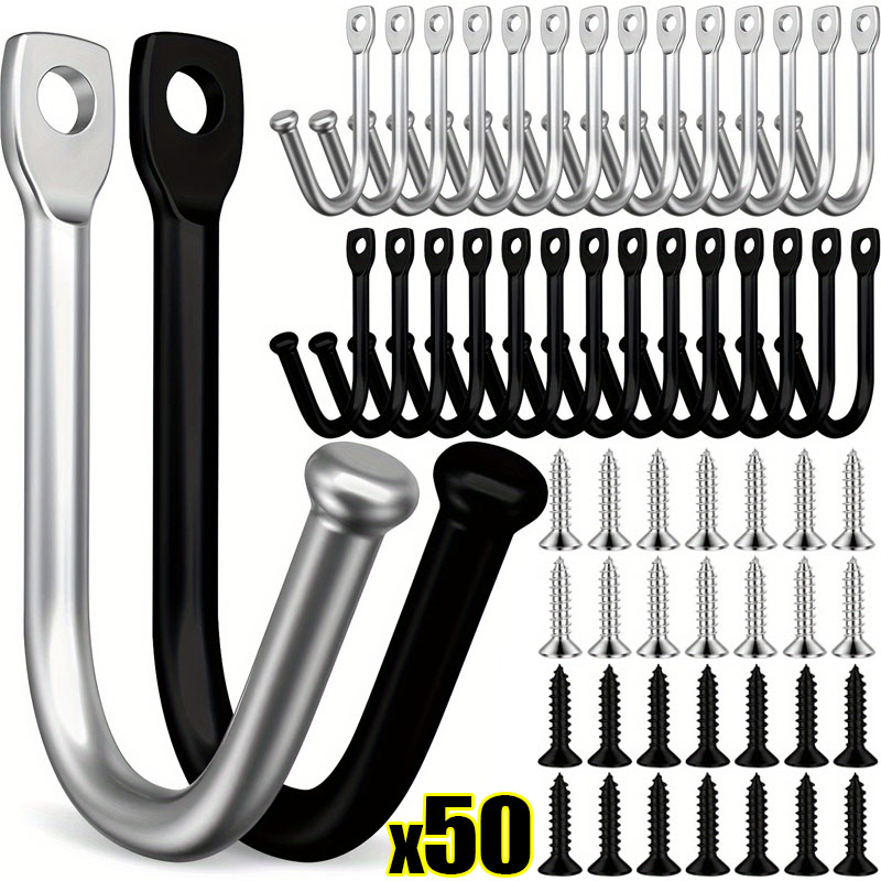 50/5Set J-shaped Metal Wall Ho – Coffee Equipment Bag Bewertung und Preis