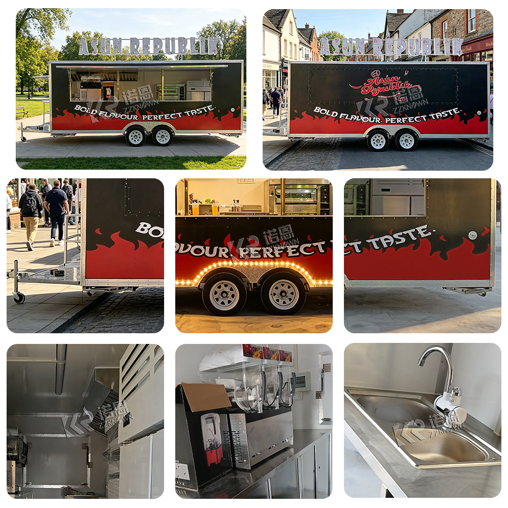 Stainless Steel Mobile Food Tr – Outdoor Coffee Equipment Bewertung und Preis