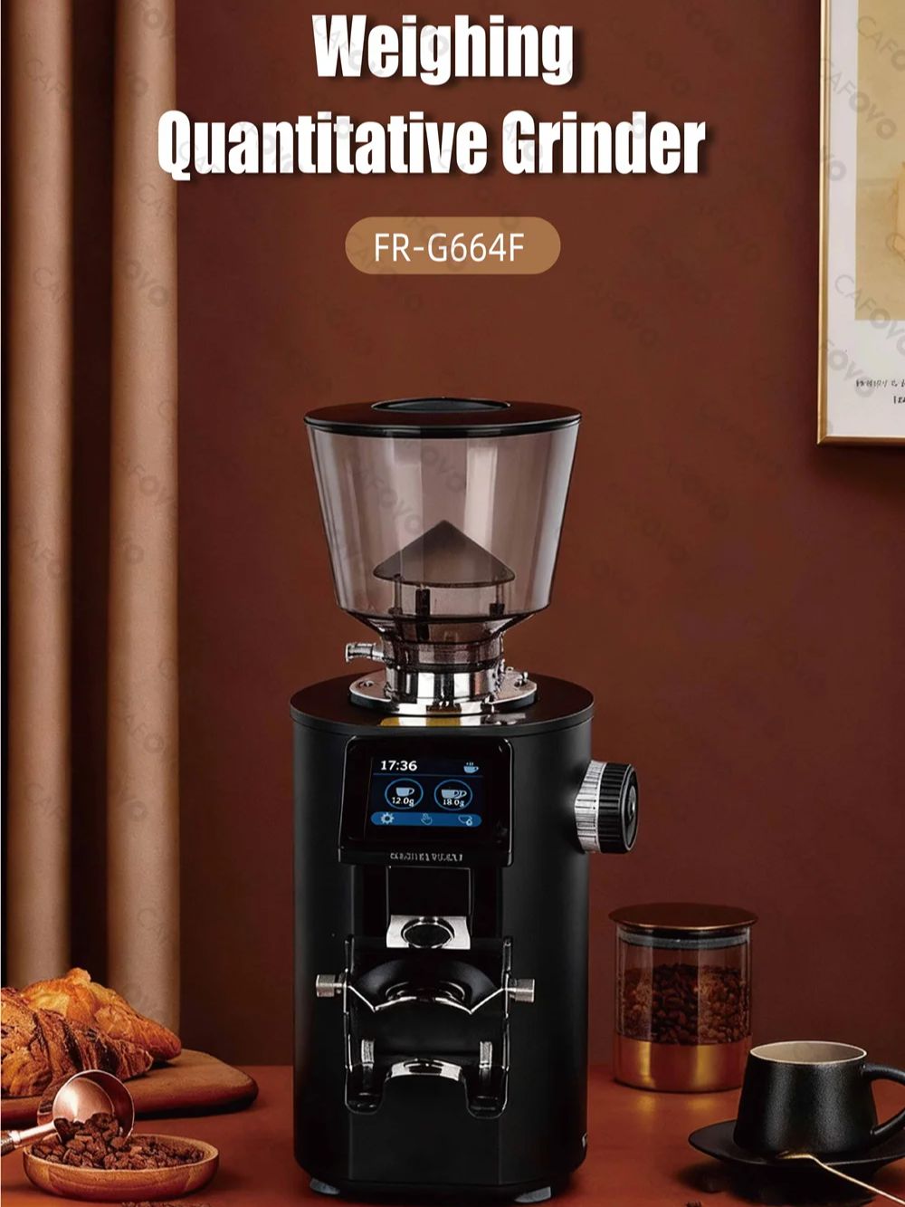 CAFOVO G664F Professional Weig – Coffee Grinder Burr Flat Bewertung und Preis