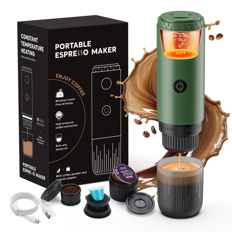 Portable Espresso Machine 3-in – Coffee Equipment For Camping Bewertung und Preis