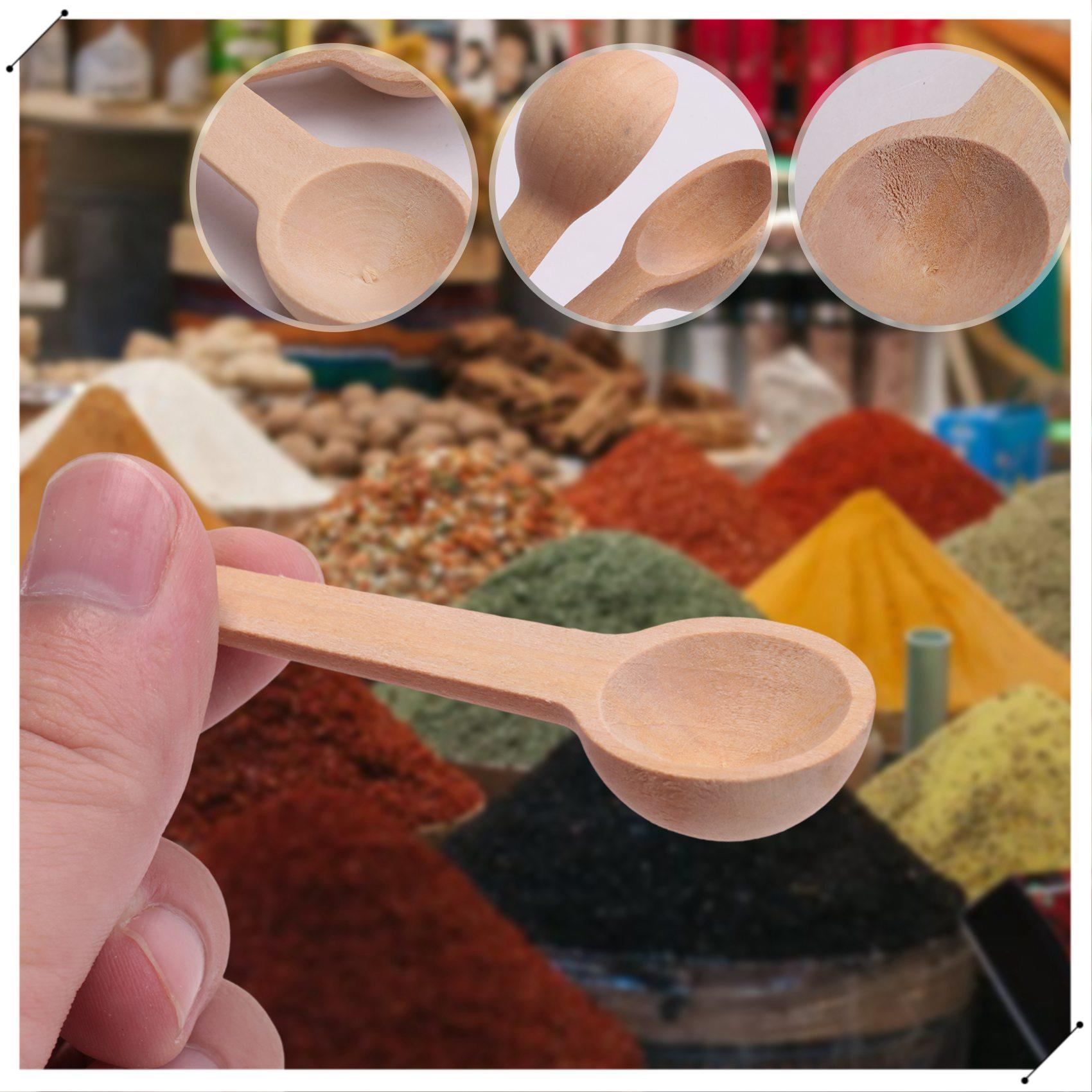 100 Pieces Mini Wooden Spoons  – Coffee Equipment And Tools Bewertung und Preis