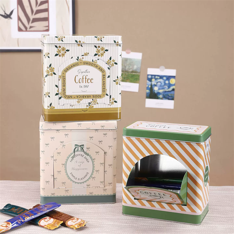 Flowers Square Metal Coffee Ti – Coffee Equipment Bag Bewertung und Preis