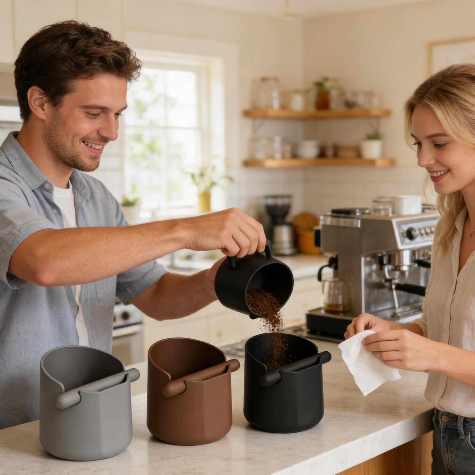 Coffee grounds tapping box wit – Coffee Knock Box Bewertung und Preis