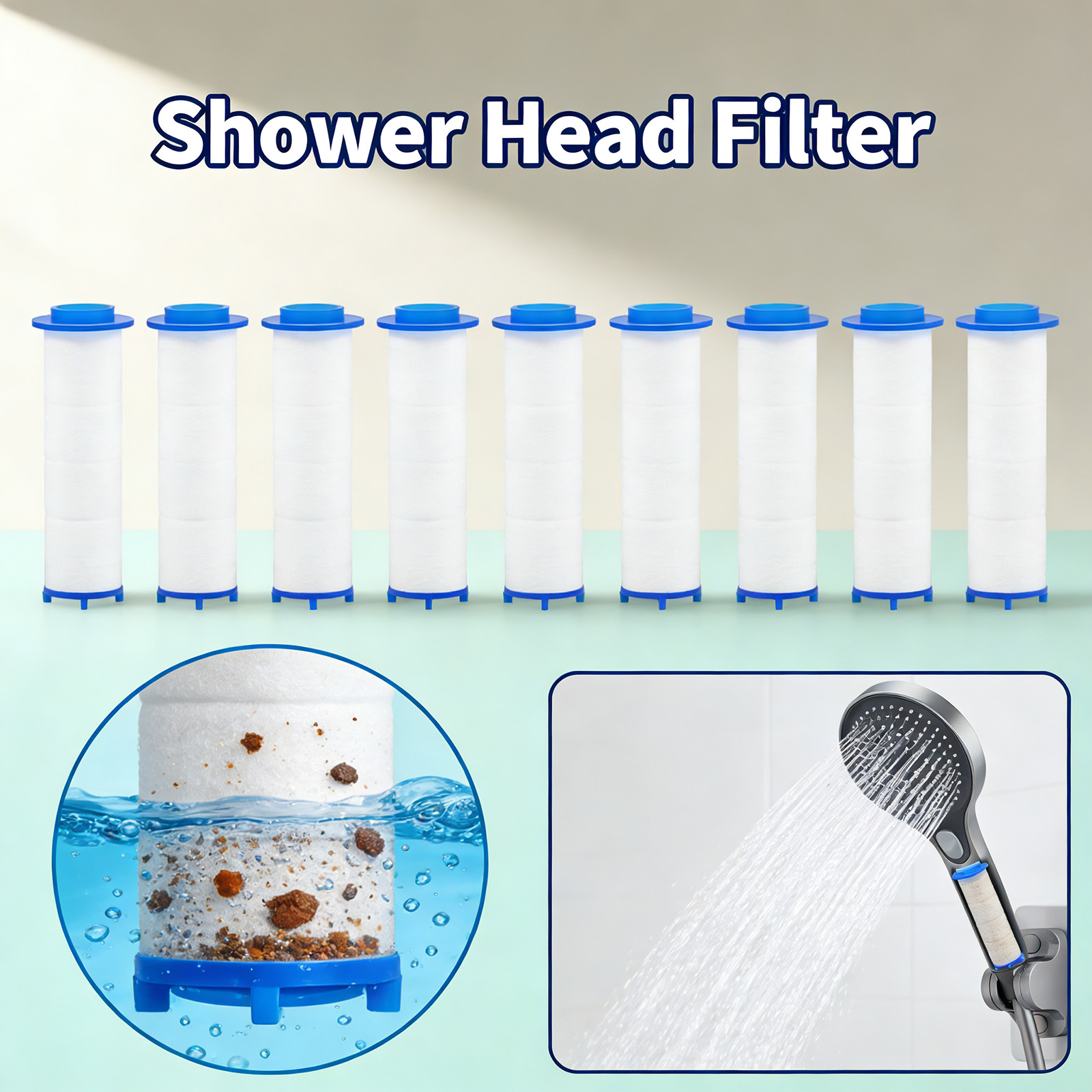 20Pcs Replacement Shower Filte – Water Filter Cartridge Bewertung und Preis
