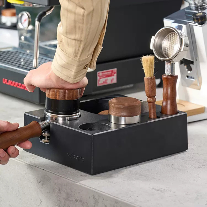 Coffee Tamper Station Mat Stan – Coffee Knock Box Bewertung und Preis