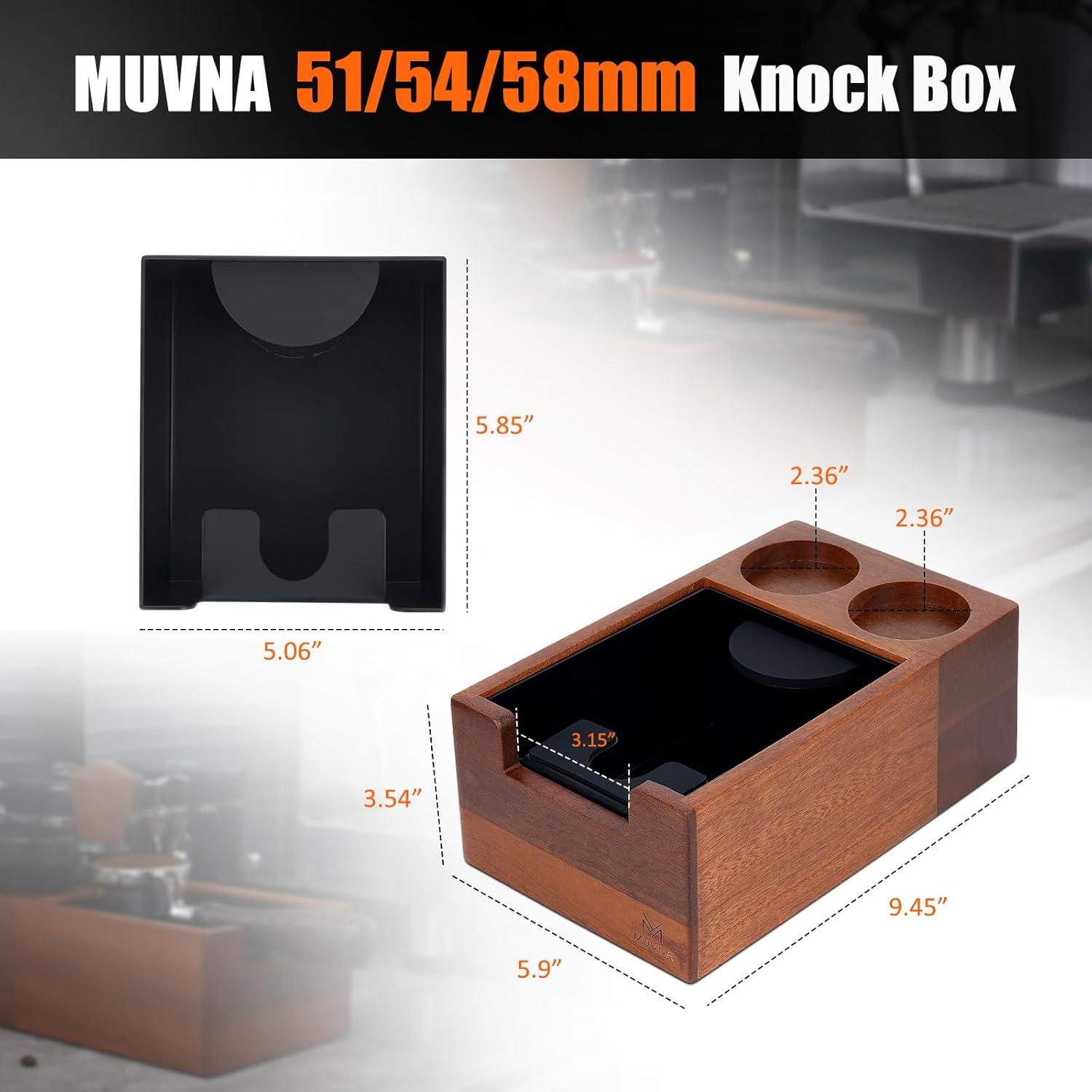 MUVNA Espresso Knock Box, Coff – Coffee Knock Box Bewertung und Preis