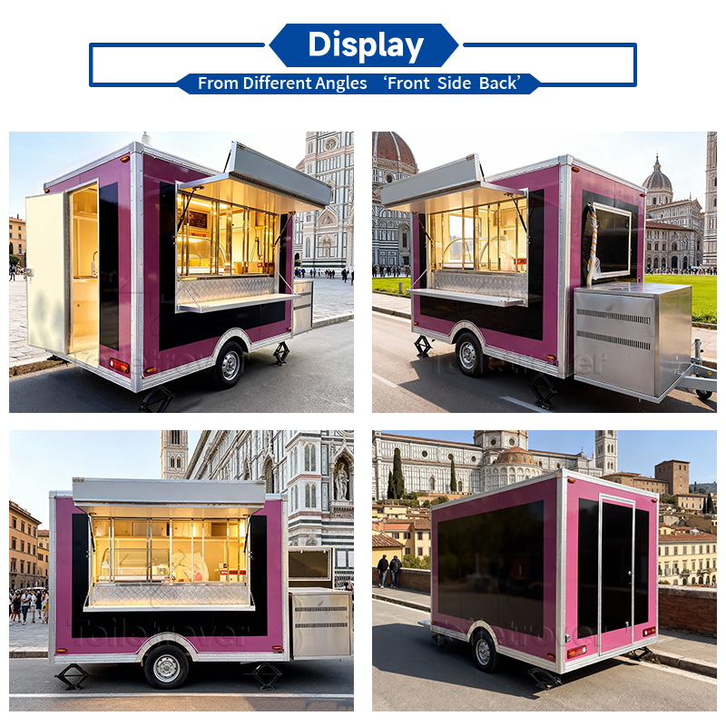 Outdoor Mobile Food Truck Trai – Outdoor Coffee Equipment Bewertung und Preis