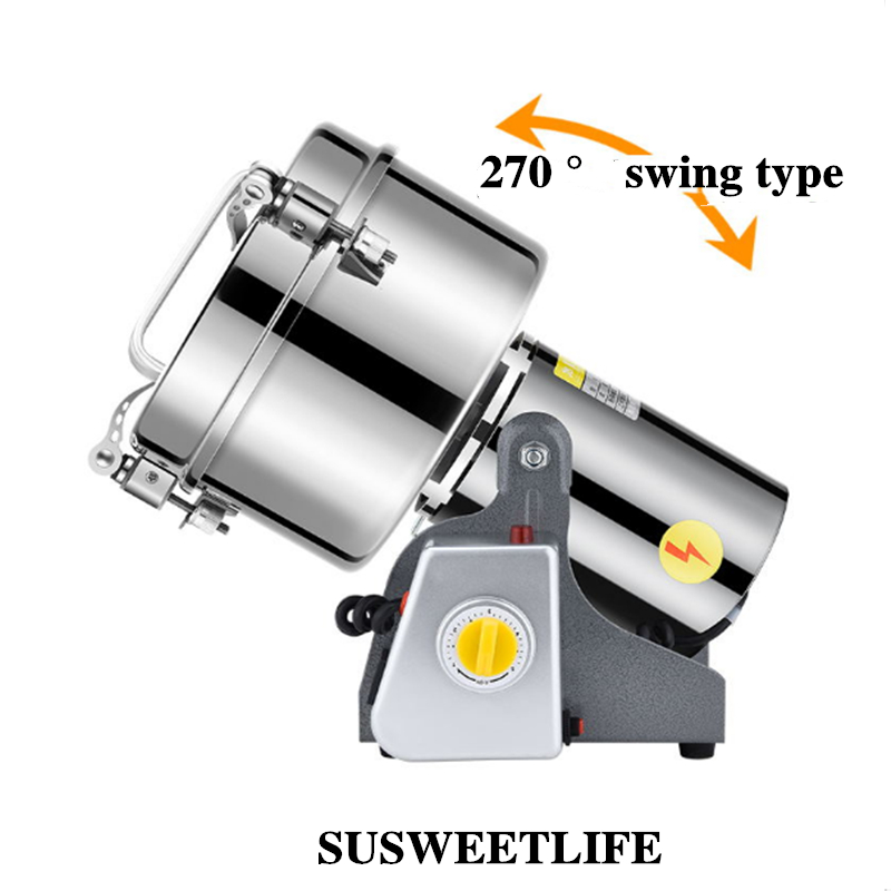 2500G Stainless Steel Food Gri – Coffee Grinder Burr Flat Bewertung und Preis